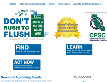 Tablet Screenshot of dontrushtoflush.org